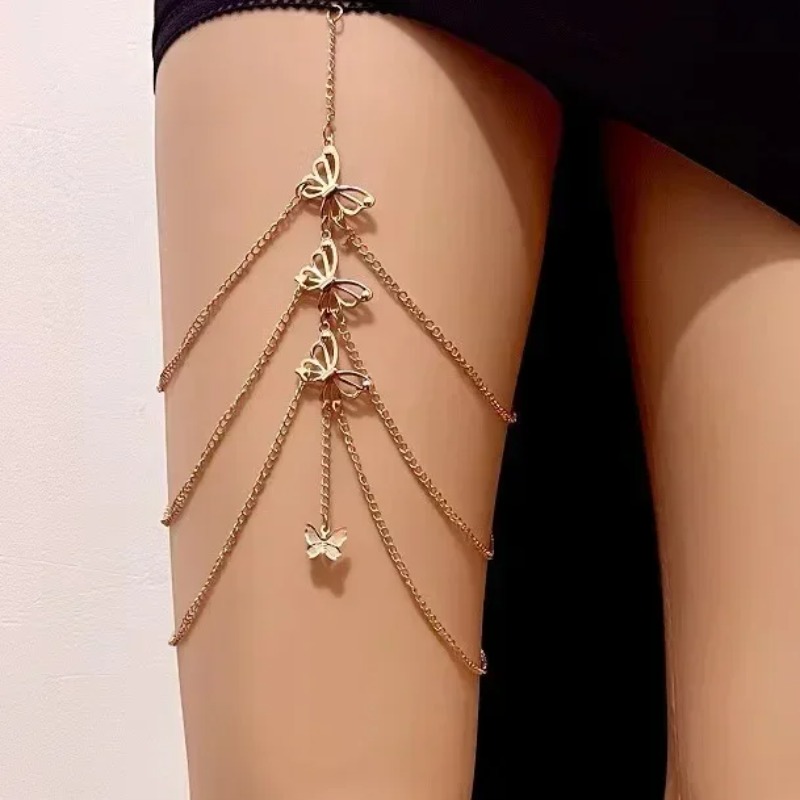 Bohemian Crystal Tassel Multi  – обзор и цена Body Jewelry Thigh Chain