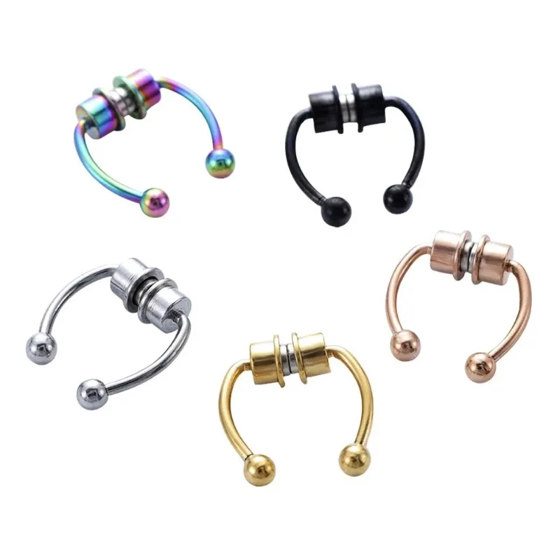 1/2/3Pcs Fake Magnetic Nose Ri – обзор и цена Body Jewelry And Piercing