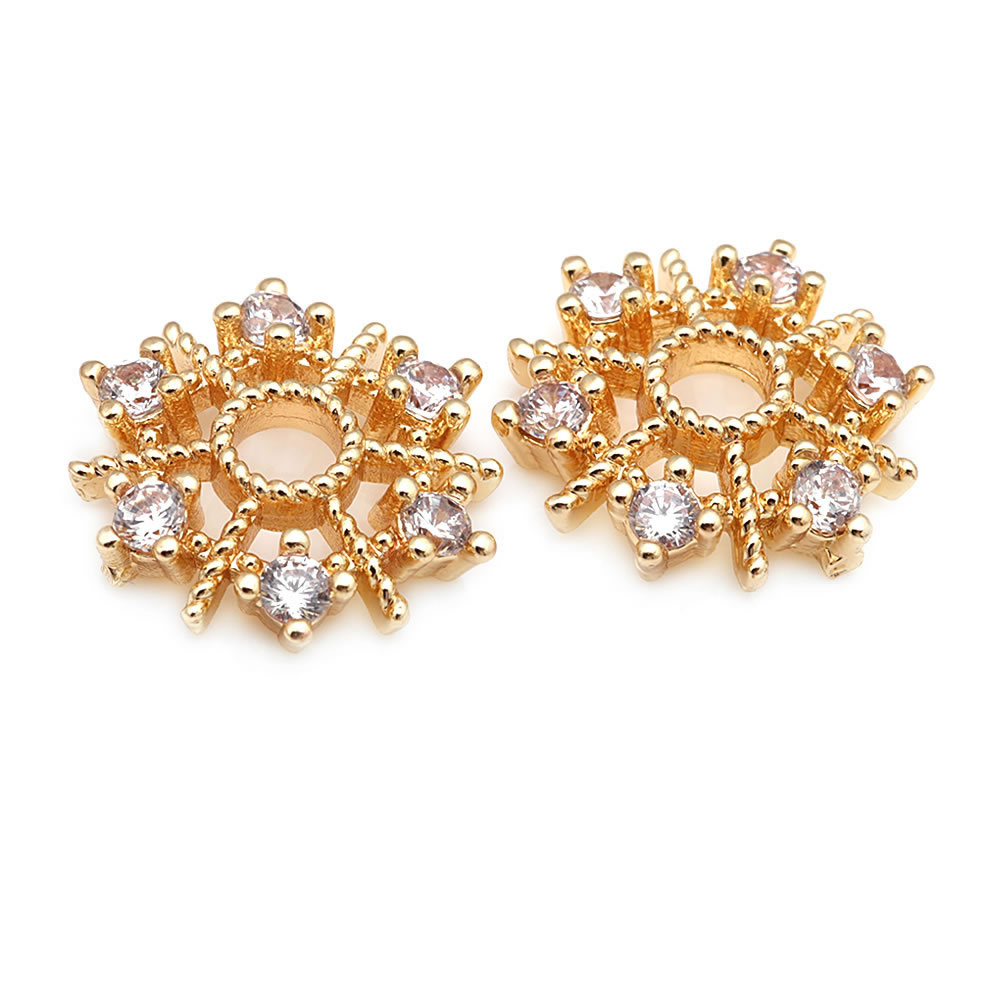 18K Gold Color Brass and Zirco – обзор и цена Body Jewelry High Quality