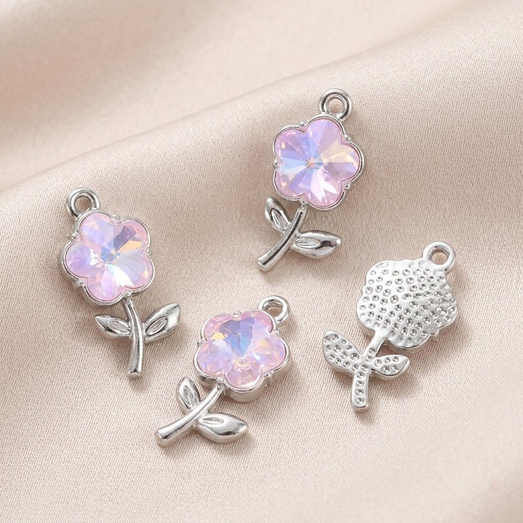 10pcs Purple Pink Heart Enamel – обзор и цена Body Jewelry Y2K