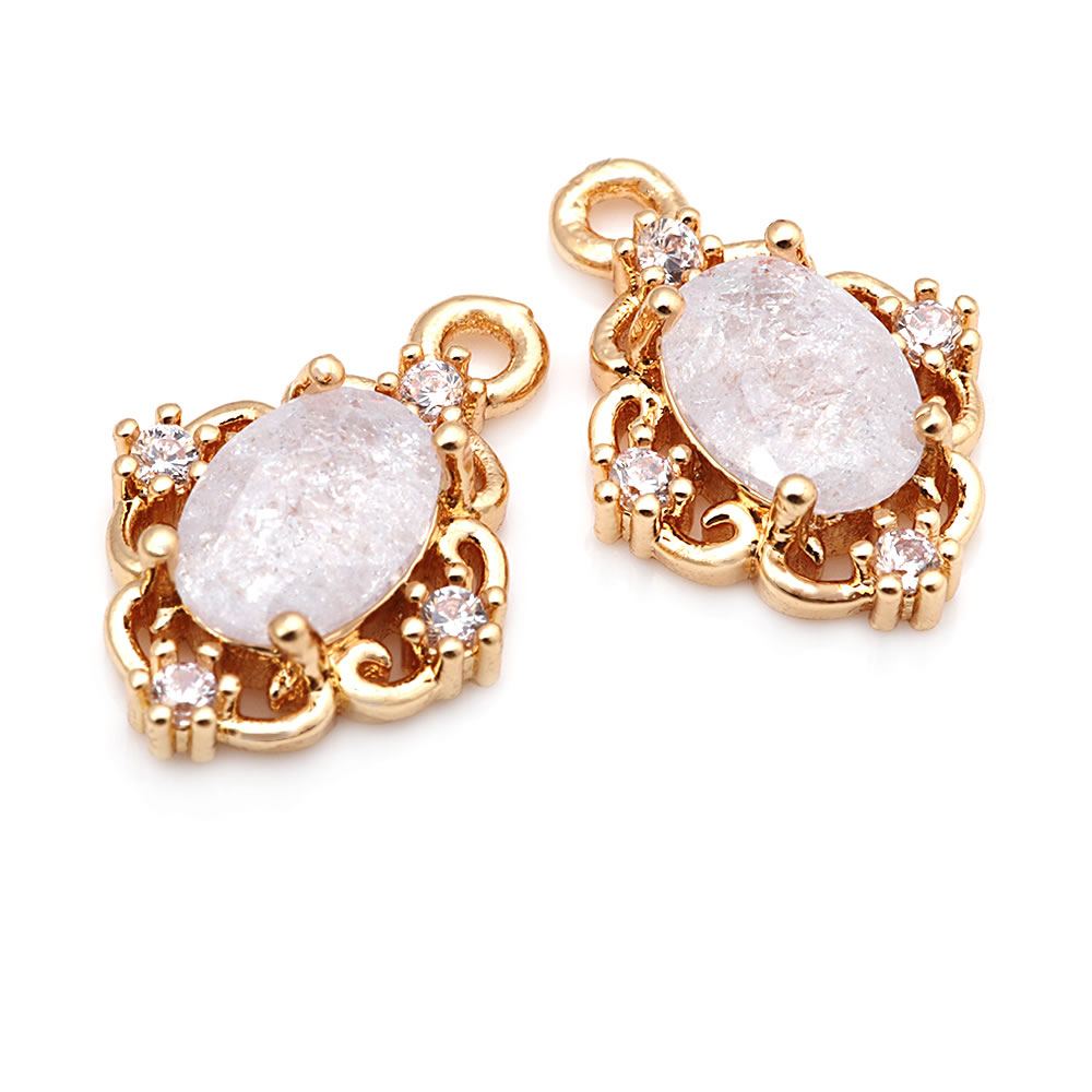 18K Gold Color Brass and Zirco – обзор и цена Body Jewelry High Quality