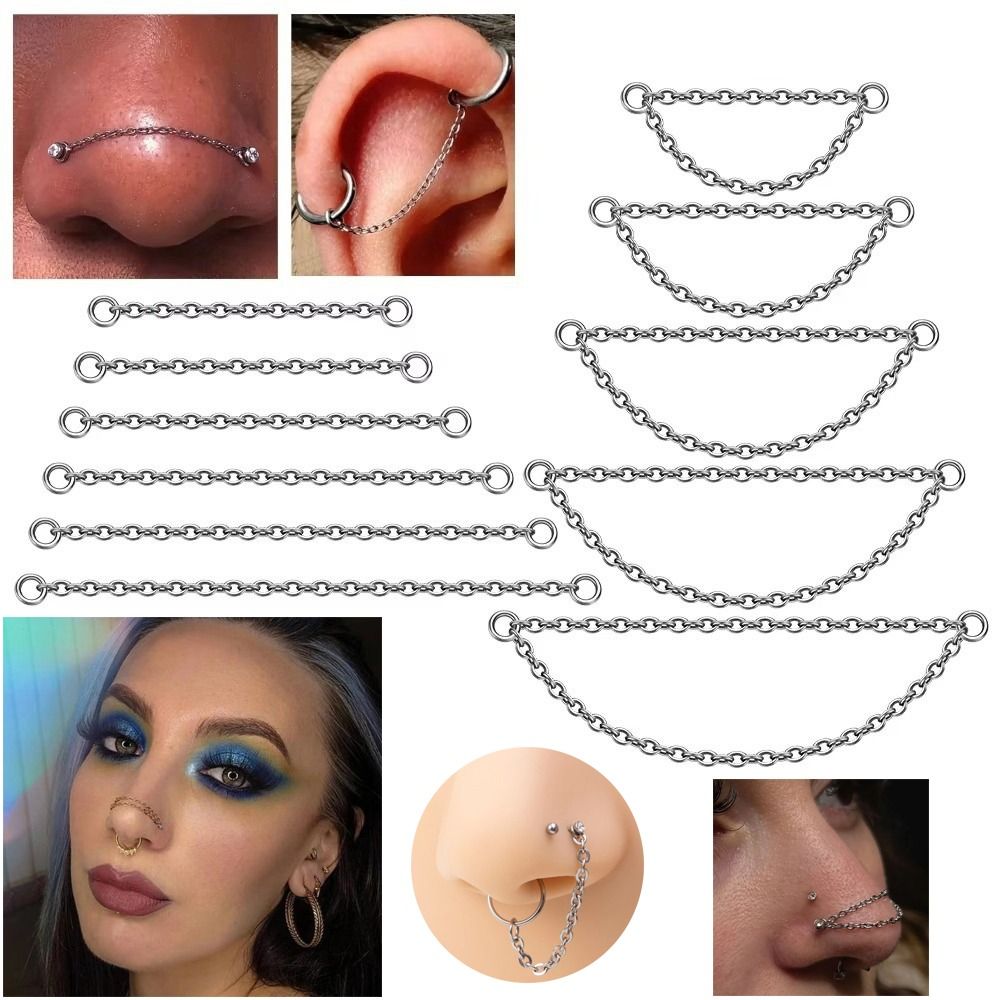 Fashion Titanium Nose Chain Th – обзор и цена Body Jewelry And Piercing