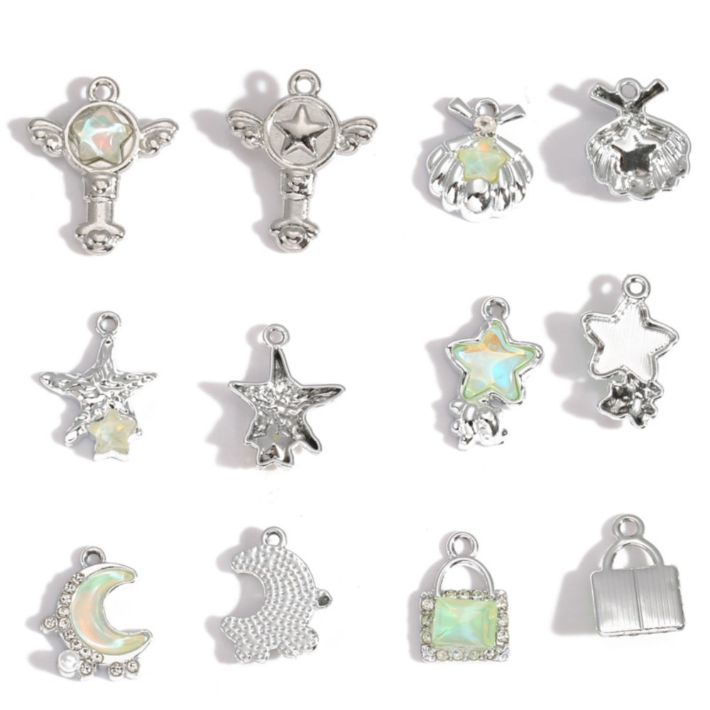10Pcs Mix Y2K Styles Crystal G – обзор и цена Body Jewelry Y2K