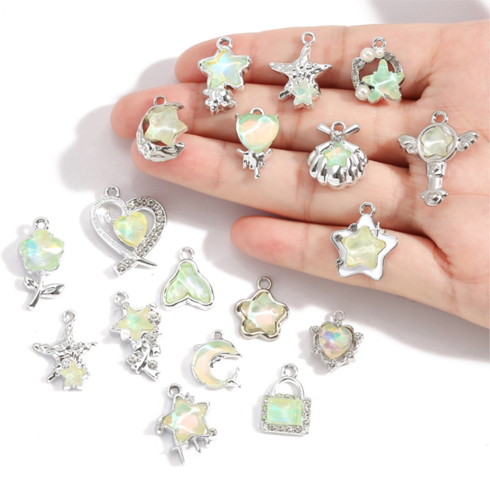 10Pcs Mix Y2K Styles Crystal G – обзор и цена Body Jewelry Y2K