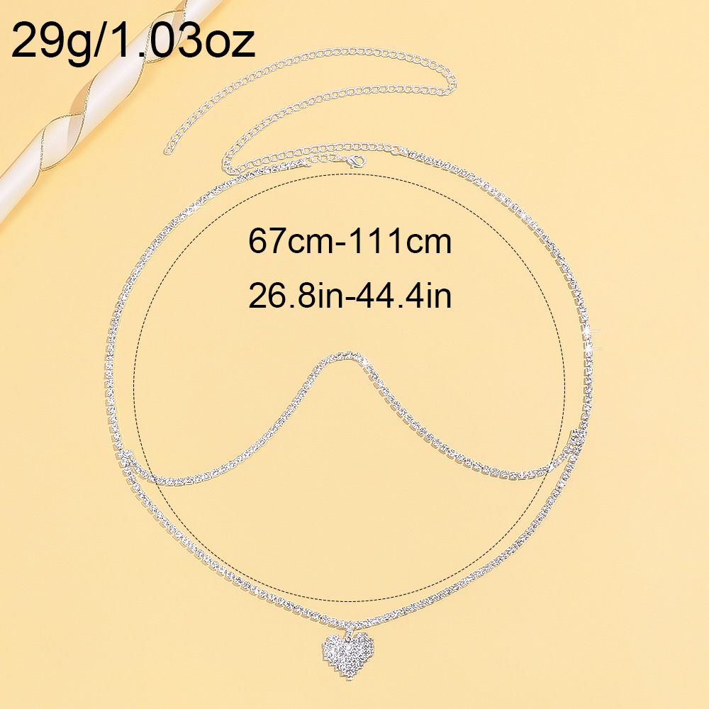 Rhinestone Double Layer Full P – обзор и цена Body Jewelry Y2K
