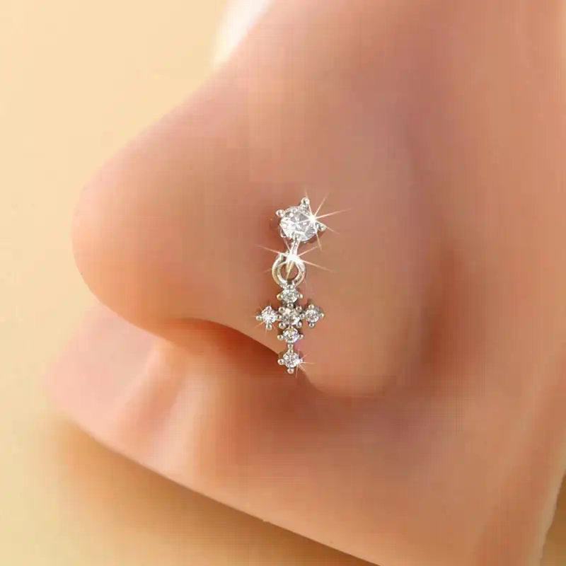 Dangle Nose Rings For Women Cr – обзор и цена Body Jewelry Nose Studs