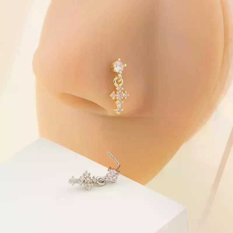Dangle Nose Rings For Women Cr – обзор и цена Body Jewelry Nose Studs