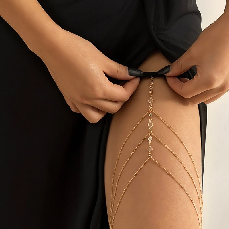 Women Summer Sexy Tassel Multi – обзор и цена Body Jewelry Thigh Chain