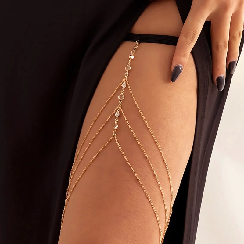 Women Summer Sexy Tassel Multi – обзор и цена Body Jewelry Thigh Chain