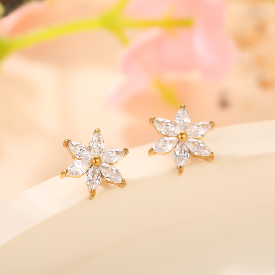 1/5PCS Titanium Crystal Flower – обзор и цена Belly Bar Titanium
