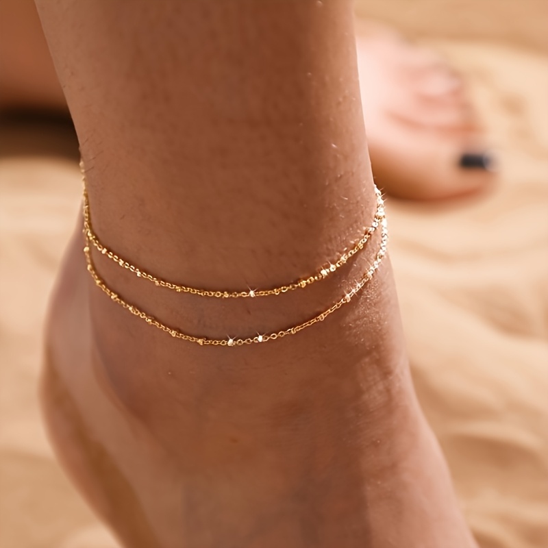 Women's Gold Ankle Waterproof  – обзор и цена Body Jewelry Waterproof