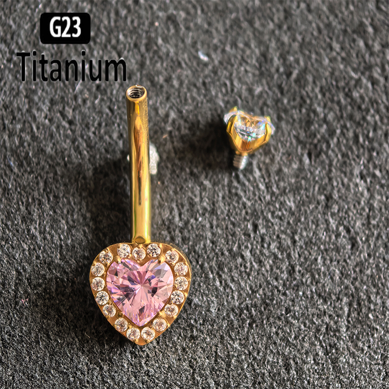 ASTM F136 G23 Titanium Crystal – обзор и цена Belly Bar Titanium