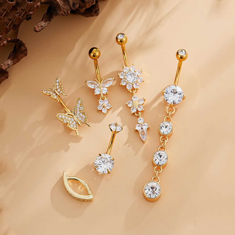 3-8pcs/lot Mixed-Style Belly B – обзор и цена Belly Bar Titanium