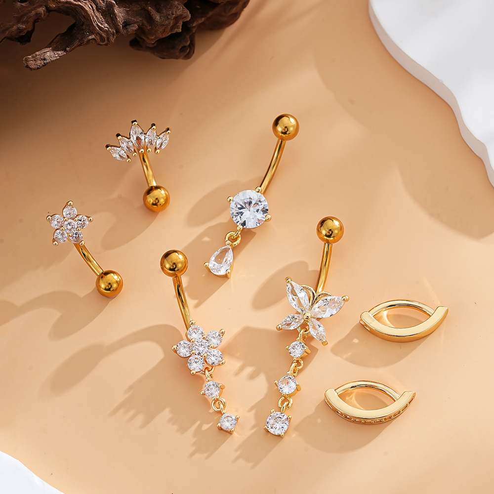 3-8pcs/lot Mixed-Style Belly B – обзор и цена Belly Bar Titanium
