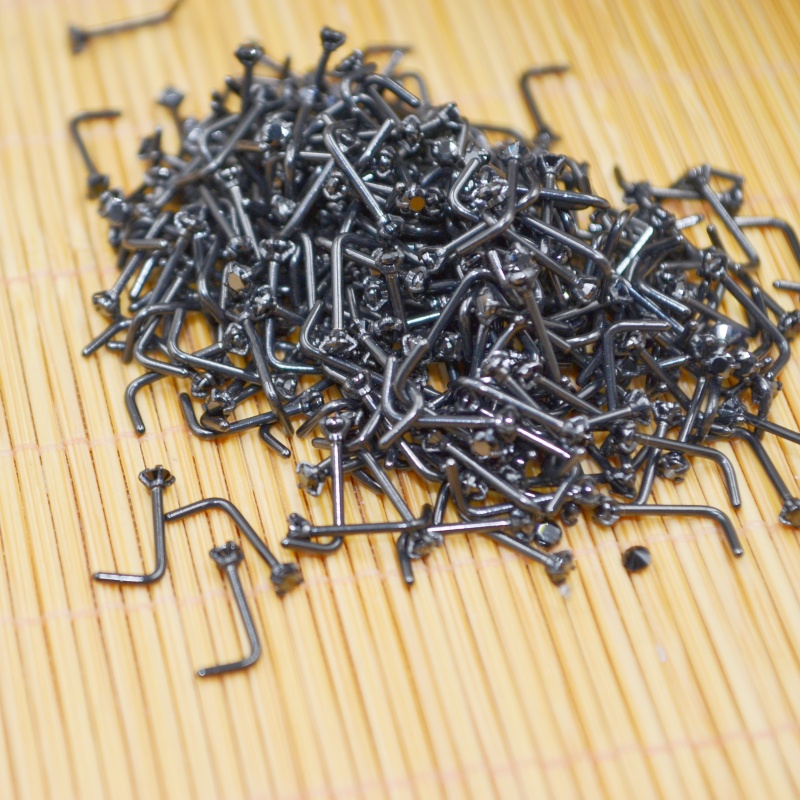 Wholesale 50pcs/Lot 20G PVD Co – обзор и цена Nostril Screw Pin