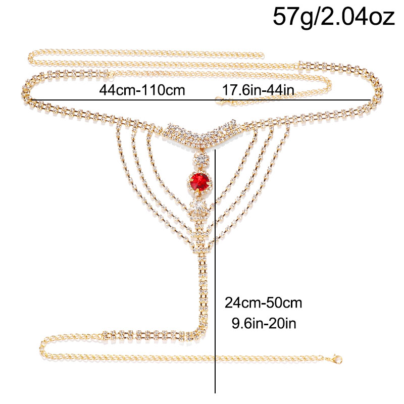 Crystal Rhinestone Body Chain  – обзор и цена Body Jewellery