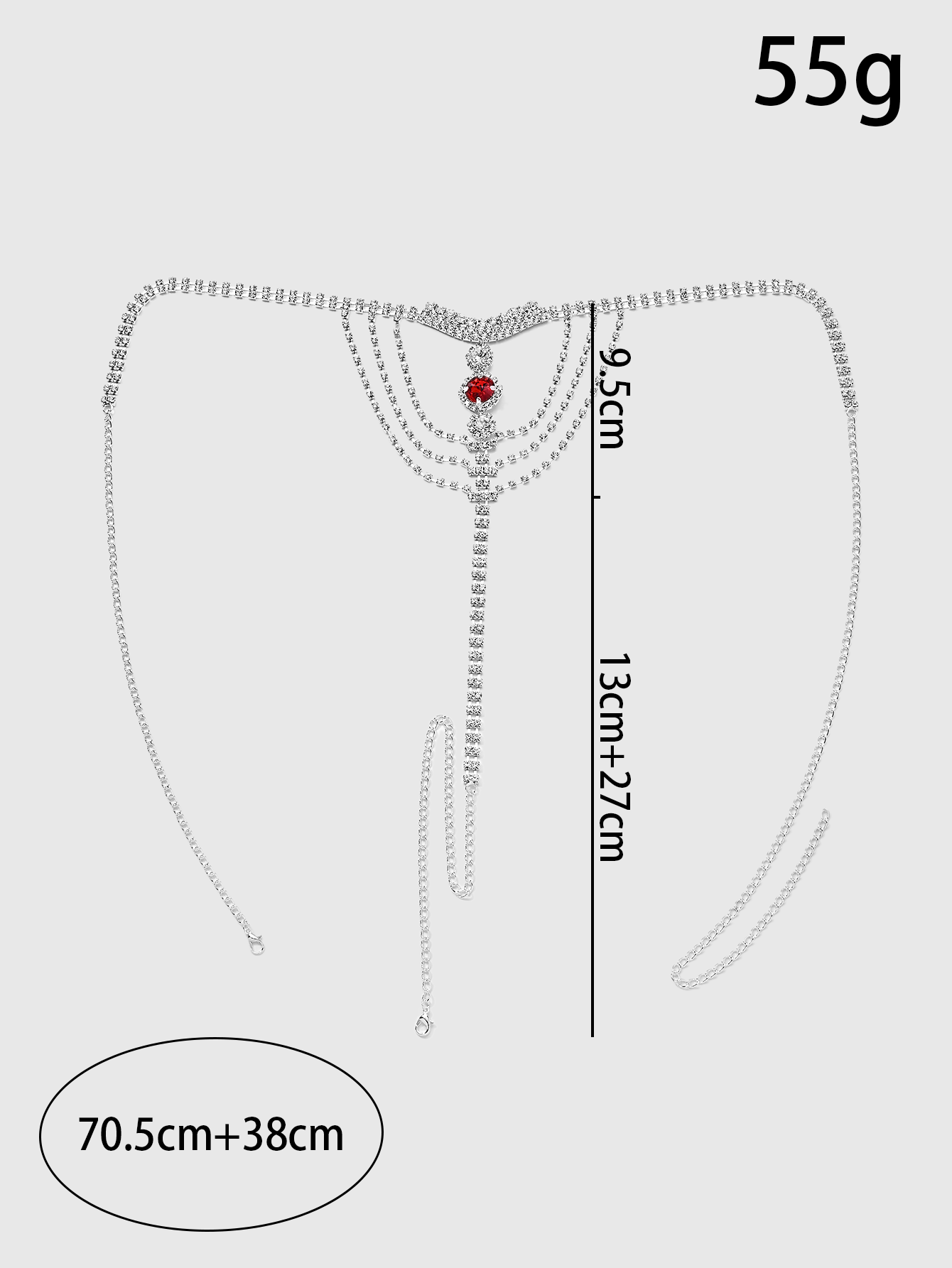Crystal Rhinestone Body Chain  – обзор и цена Body Jewellery