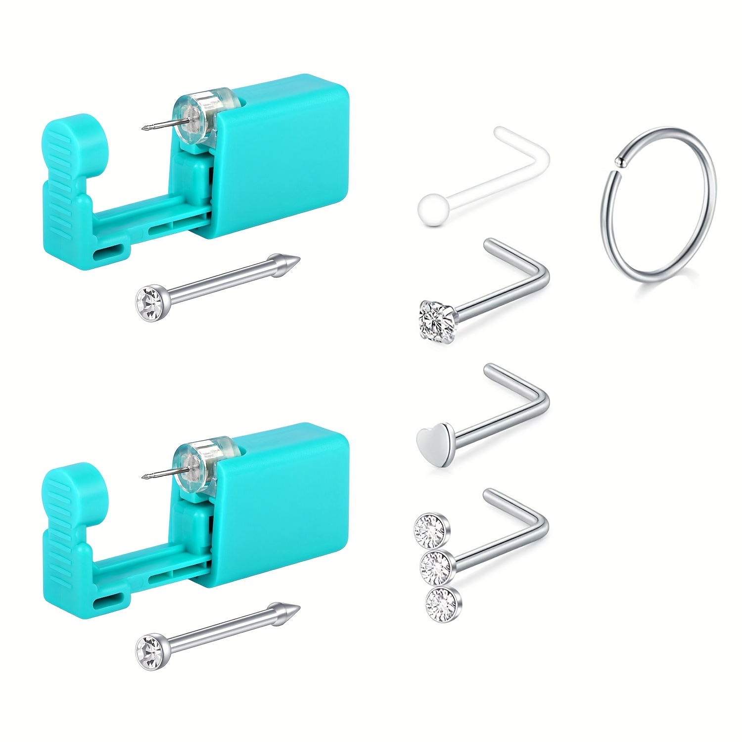 7Pcs Disposable Nose Piercing  – обзор и цена Body Jewelry Changing Kit