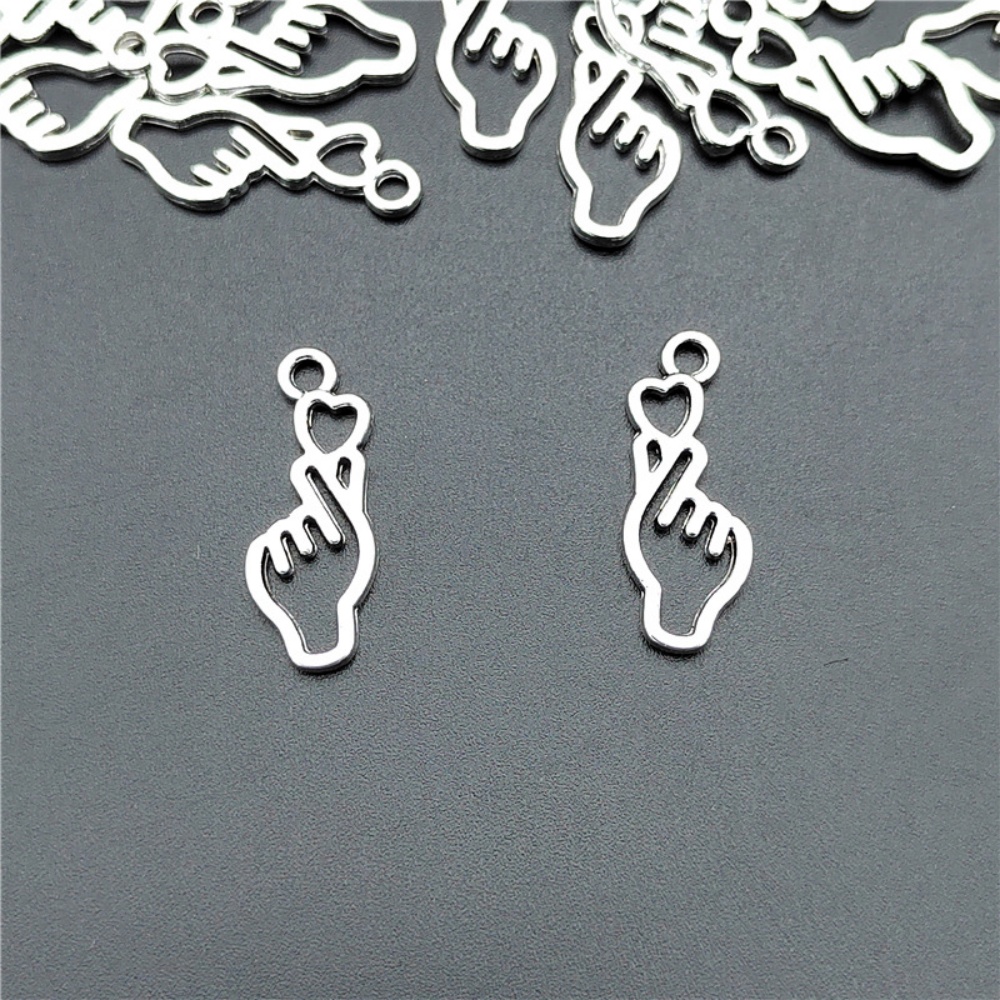 10-100pcs Finger Heart Diy Jew – обзор и цена Body Jewelry Y2K