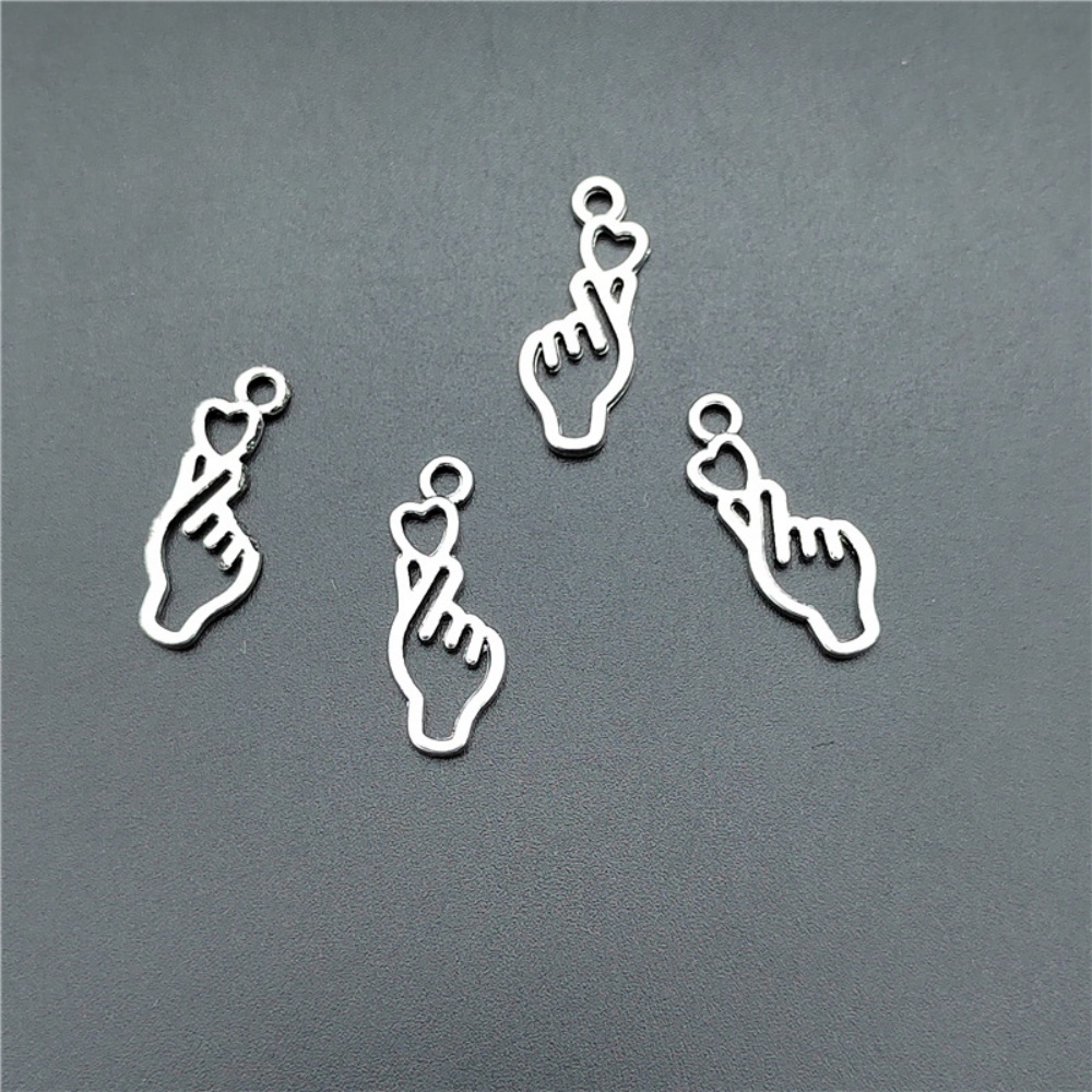 10-100pcs Finger Heart Diy Jew – обзор и цена Body Jewelry Y2K