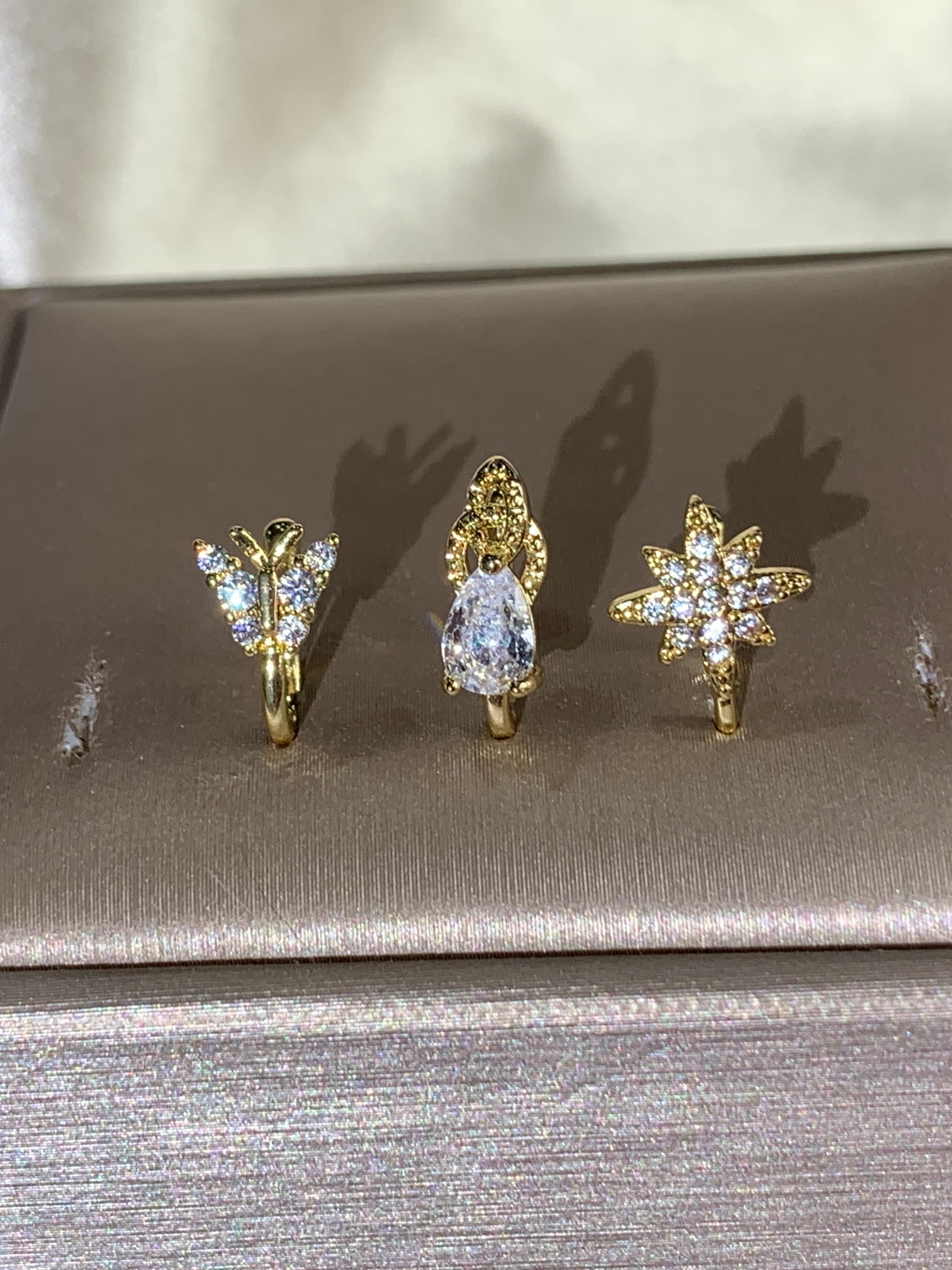 3-piece fashionable and elegan – обзор и цена Body Jewelry Nose Studs