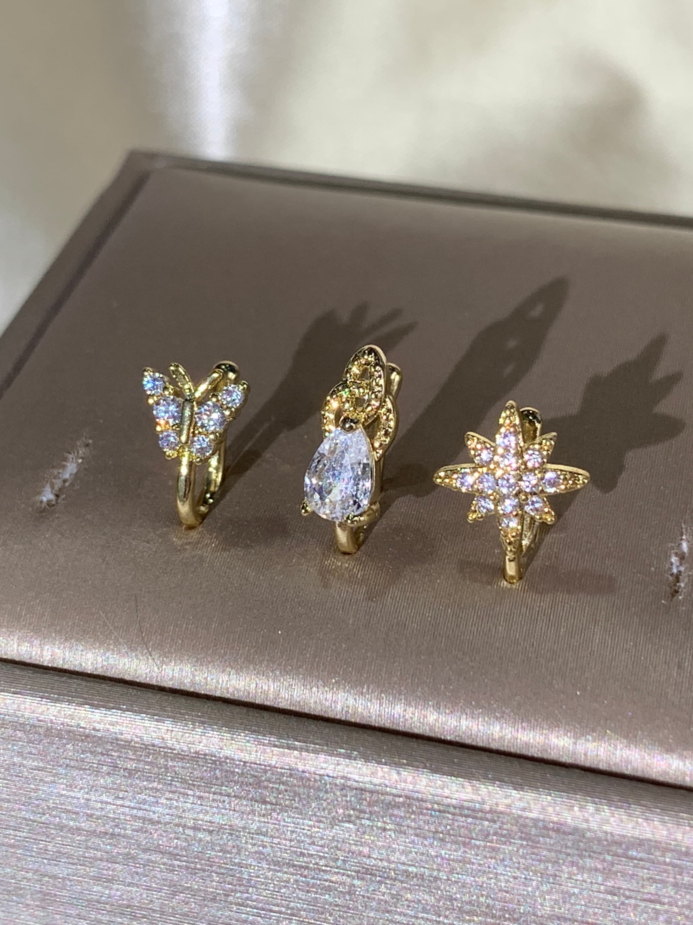 3-piece fashionable and elegan – обзор и цена Body Jewelry Nose Studs