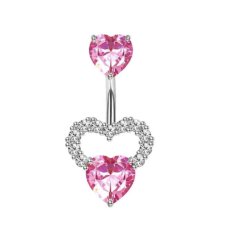 1PCS Pink Crown Belly Button R – обзор и цена Body Jewelry And Piercing