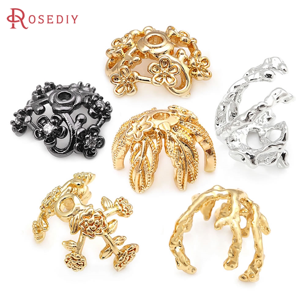 18K Gold Color Brass Flower Sh – обзор и цена Body Jewelry High Quality