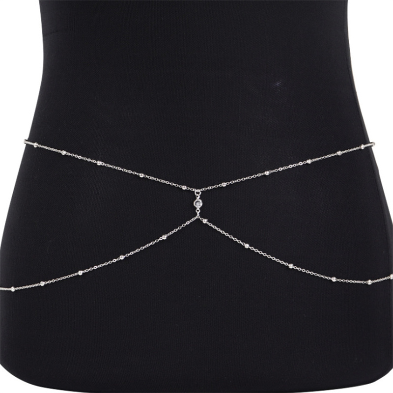 Clear Rhinestone Beaded Belly  – обзор и цена Body Jewellery