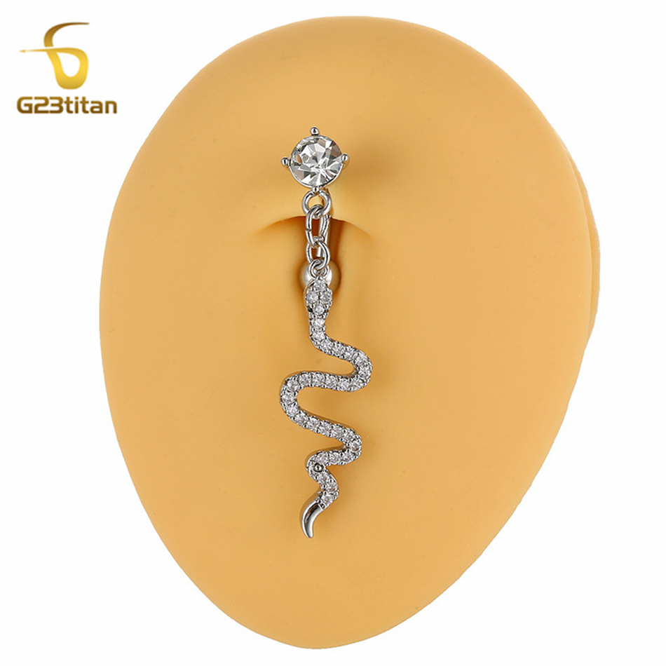 G23titan Animal Snake Dangle R – обзор и цена Belly Bar Titanium