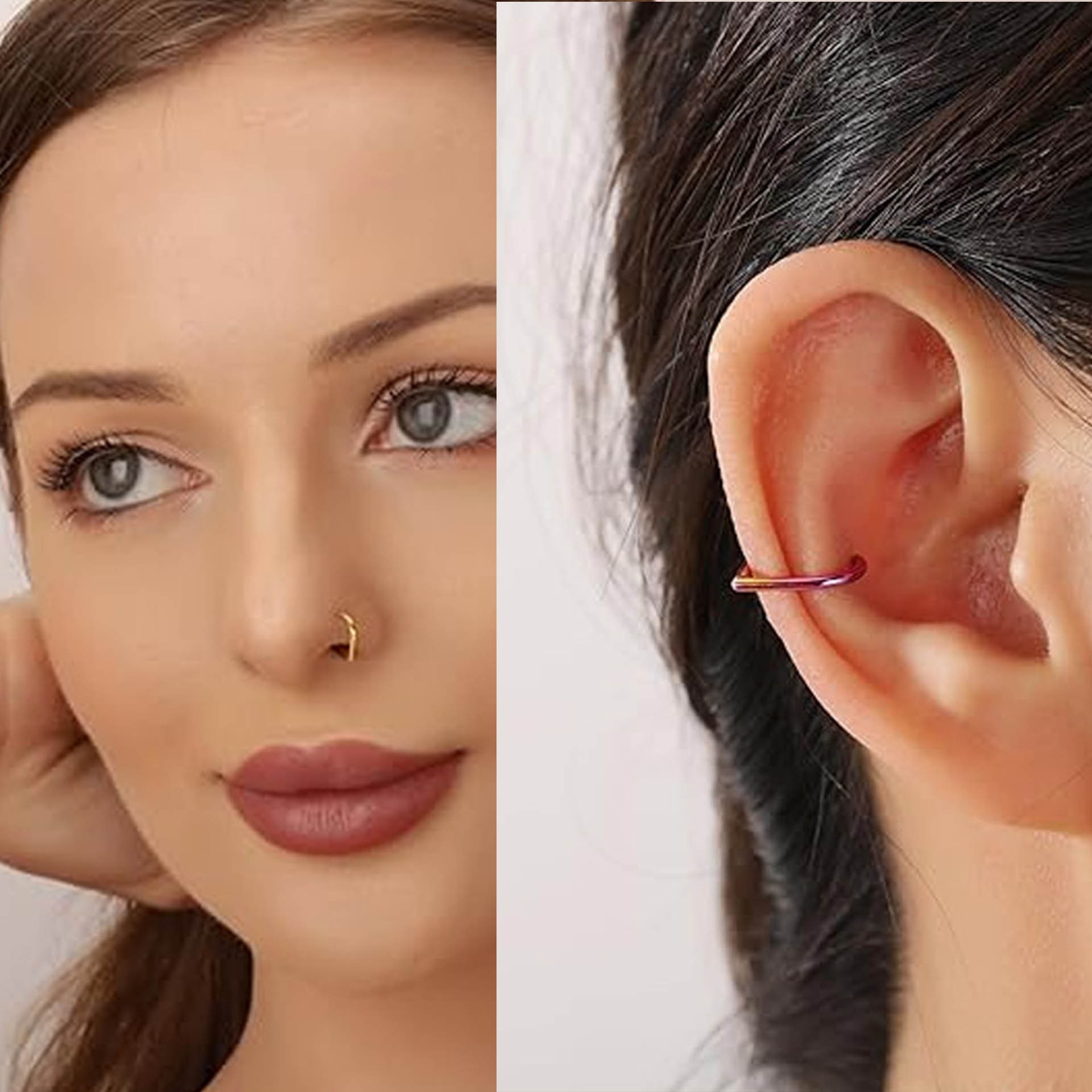 5Pcs Stainless Steel Fake Nose – обзор и цена Body Jewelry Nose Studs