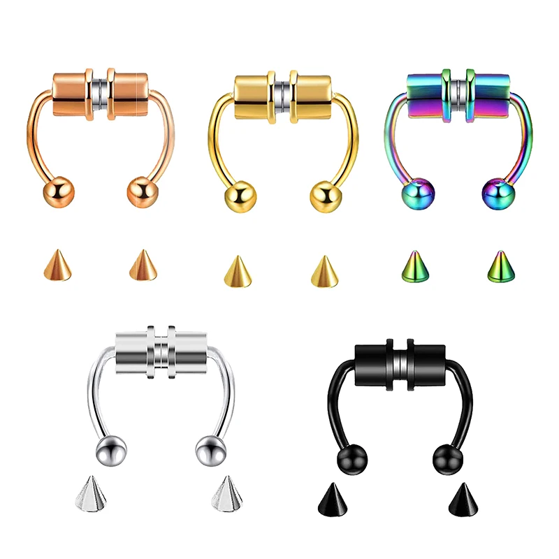 Fake Piercing Nose Ring Hoop S – обзор и цена Body Jewelry And Piercing