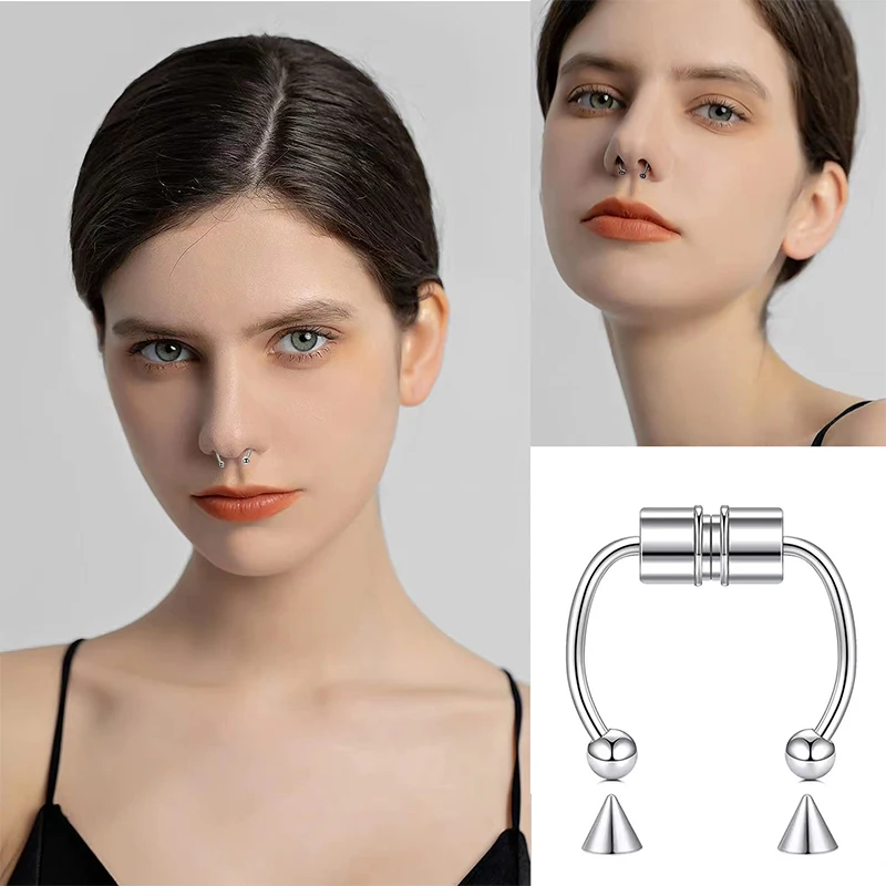 Fake Piercing Nose Ring Hoop S – обзор и цена Body Jewelry And Piercing