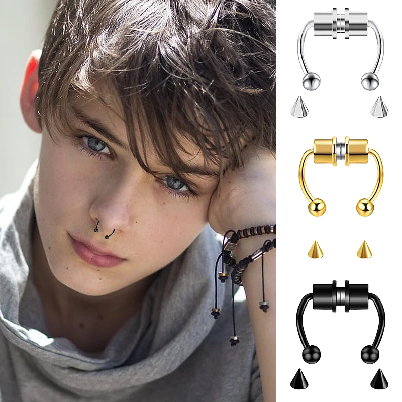 Fake Piercing Nose Ring Hoop S – обзор и цена Body Jewelry And Piercing