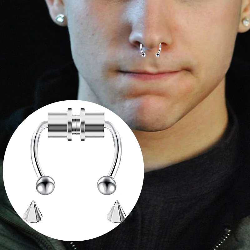 Fake Piercing Nose Ring Hoop S – обзор и цена Body Jewelry And Piercing
