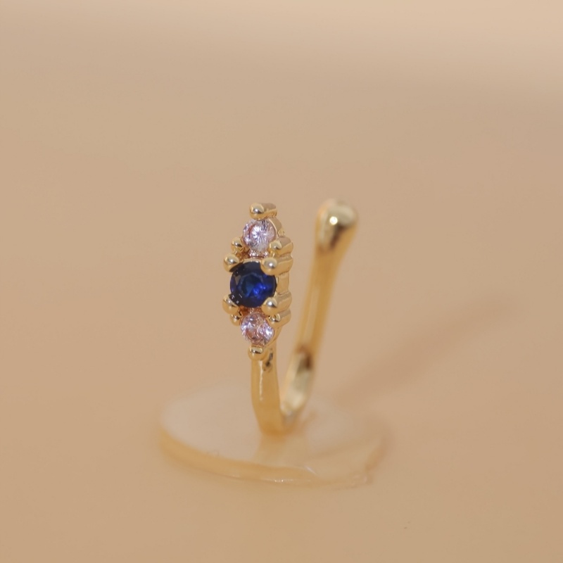 1-piece set of blue zircon nos – обзор и цена Body Jewelry Nose Studs