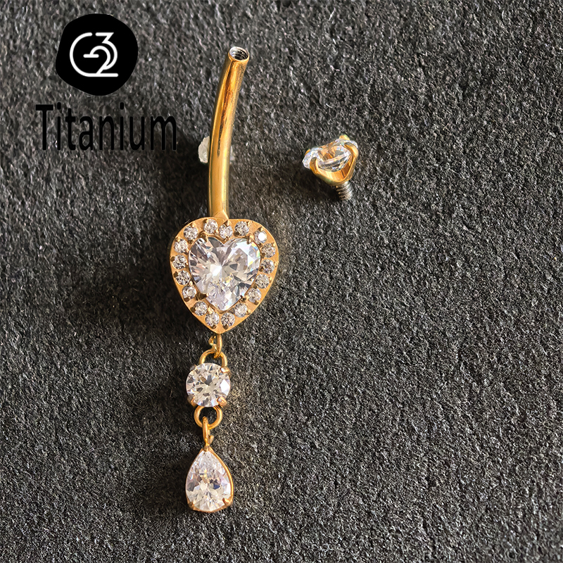 ASTM F136 Titanium Crystal Sex – обзор и цена Belly Bar Titanium