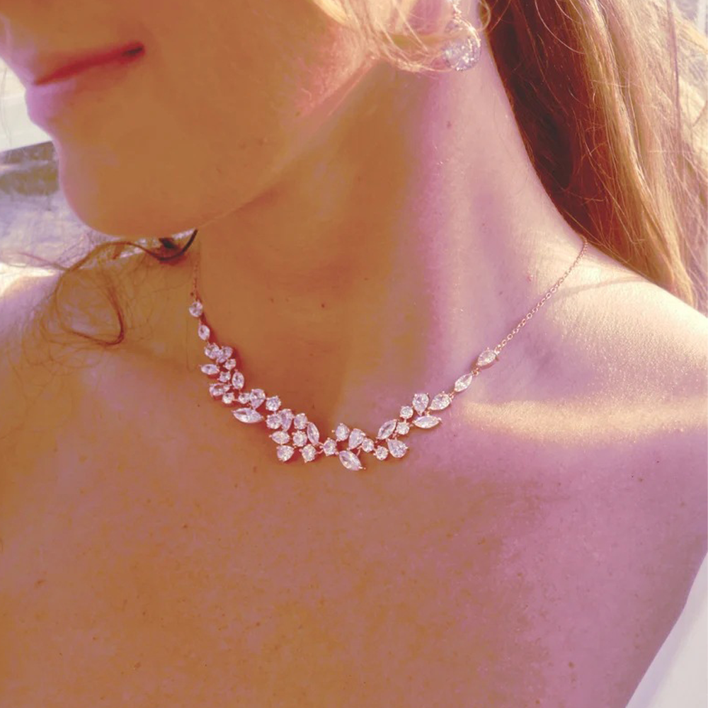 Crystal Leaf Backdrop Necklace – обзор и цена Body Jewellery