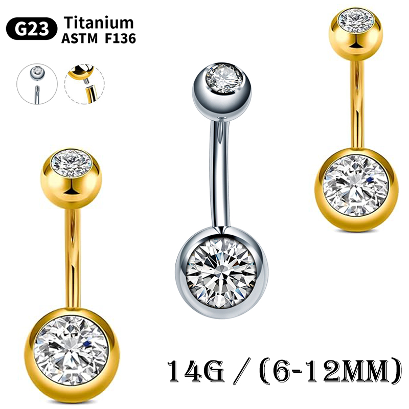 10Pcs/lot G23 Titanium Belly B – обзор и цена Belly Bar Titanium