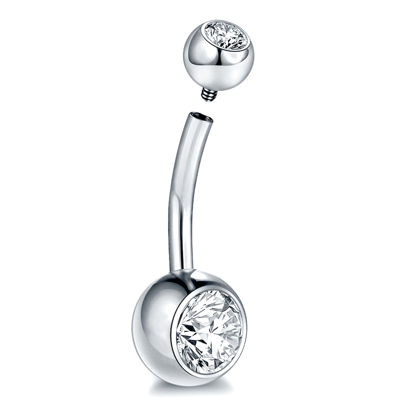 10Pcs/lot G23 Titanium Belly B – обзор и цена Belly Bar Titanium