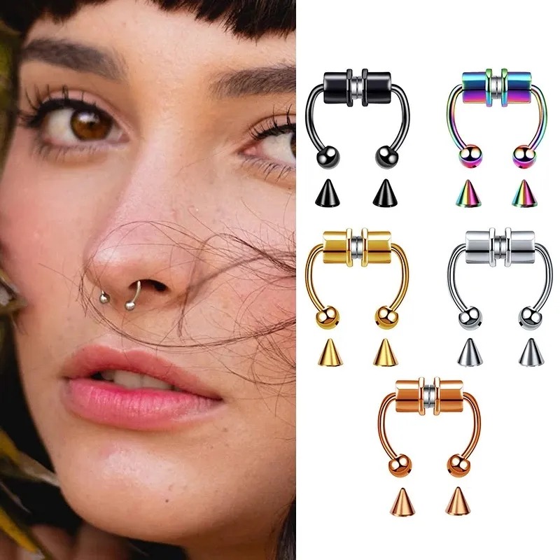 1/2/3/4/5Pcs Stainless Steel M – обзор и цена Body Jewelry Nose Studs