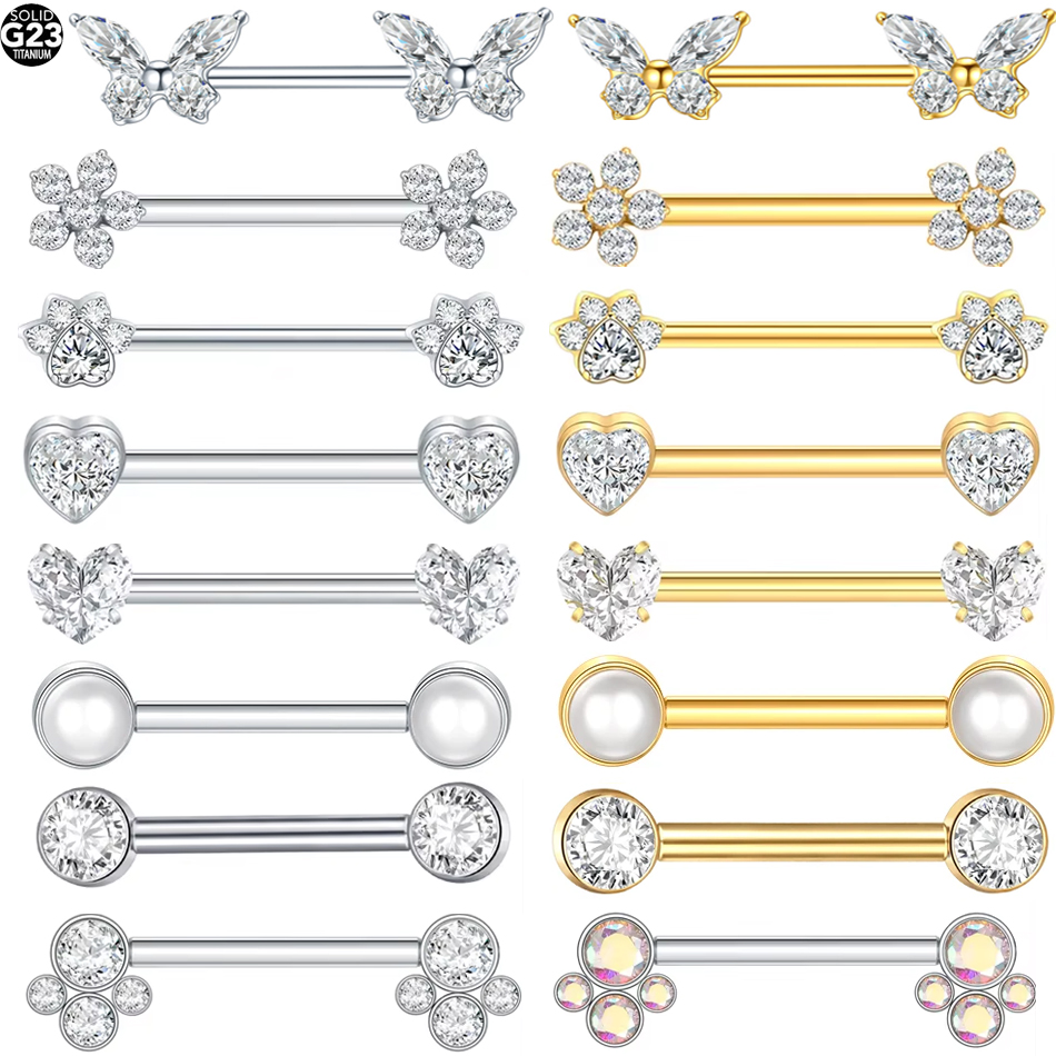 1Pc G23 Titanium Nipple Ring S – обзор и цена Belly Bar Titanium