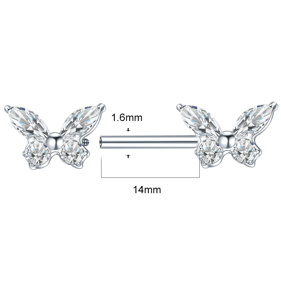 1Pc G23 Titanium Nipple Ring S – обзор и цена Belly Bar Titanium