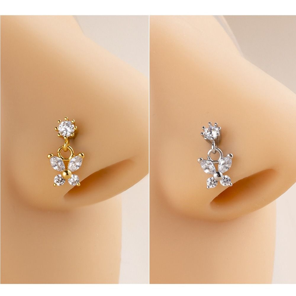 Fashion Stainless Steel Pierci – обзор и цена Body Jewelry Nose Studs