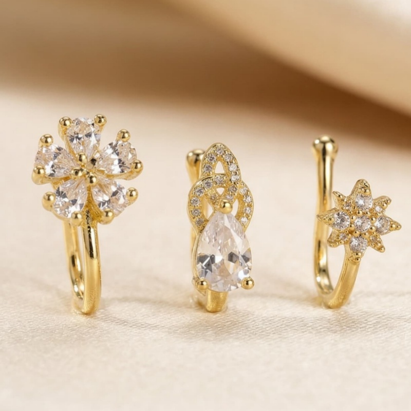 3-piece French style minimalis – обзор и цена Body Jewelry Nose Studs