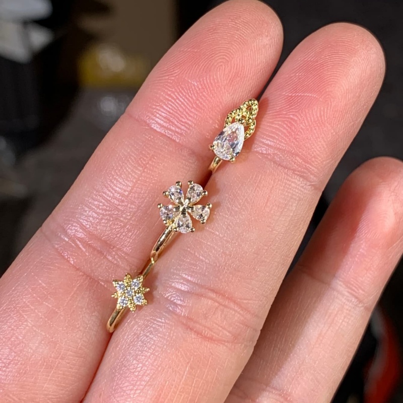 3-piece French style minimalis – обзор и цена Body Jewelry Nose Studs