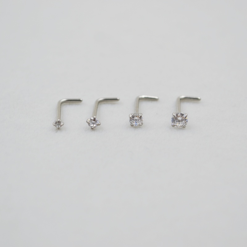 Wholesale 50pcs/Lot 20G Sliver – обзор и цена Nostril Screw Pin
