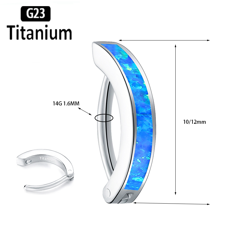 1PC 14G Implant Grade G23 Tita – обзор и цена Belly Bar Titanium