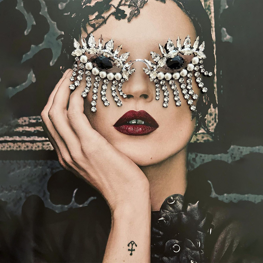 Stonefans Tassel Glasses Frame – обзор и цена Body Jewelry Y2K