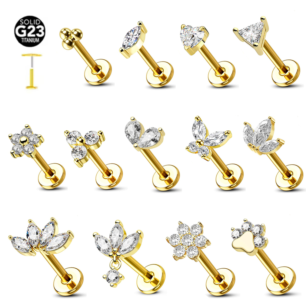 ASTM F136 G23 Titanium Flower  – обзор и цена Belly Bar Titanium